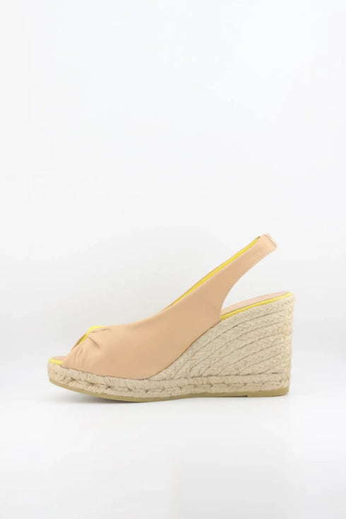 Gaimo Peep Toe Slingback Espadrille Wedges